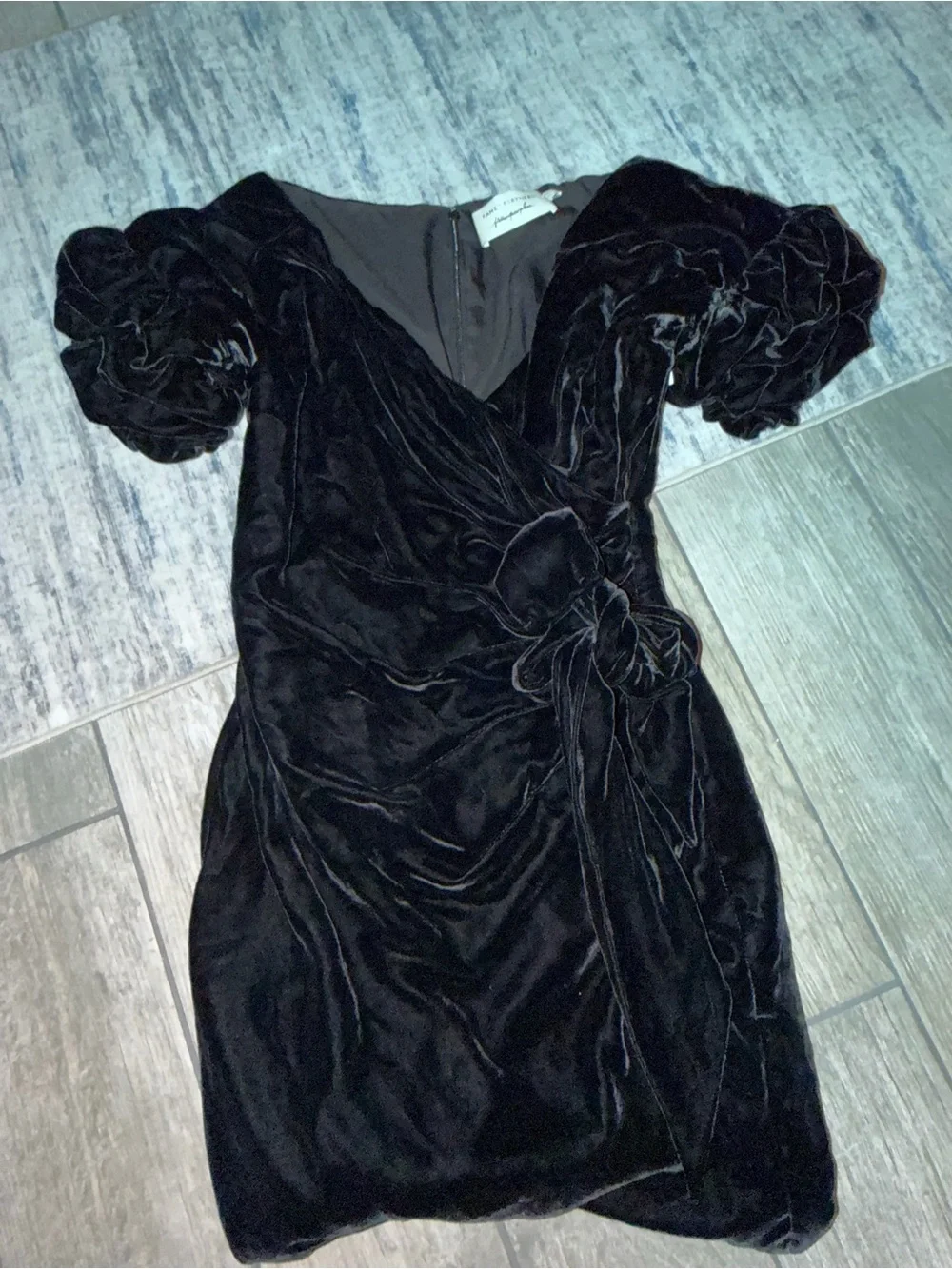 Free People x Fame & Partners Velvet Caroline Dress
